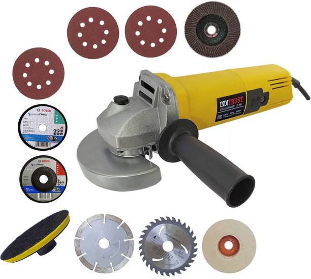 Inditrust DIVINE 900W angle grinder machine with multiple accessories Metal Polisher Angle Grinder