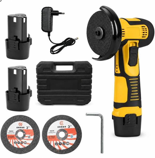 BAZKU Cordless Hand Battery Grinding Angle Grinder Cutter Cutting Machine Angle Grinder