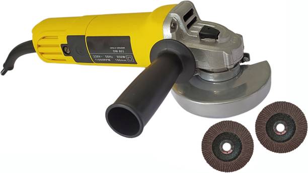 DUMDAAR Electric Angle Grinder machine with 2pc Flap wheel set Angle Grinder
