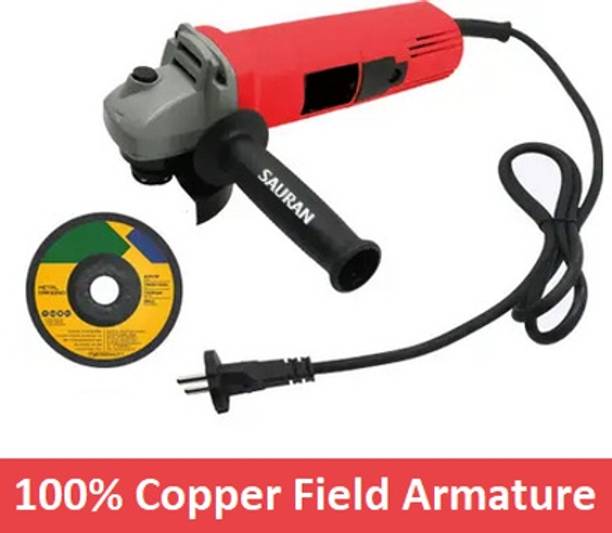 Sauran Heavy Duty 801 Grinder Machine With DC Wheel (HAG25) Angle Grinder