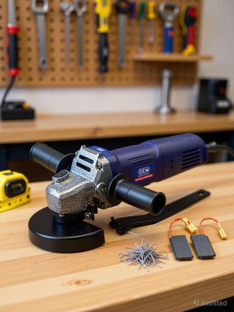 OEM Professional Angle Grinder Sleek Model With 900 W Real Power Heavy Duty AG410-4" Angle Grinder