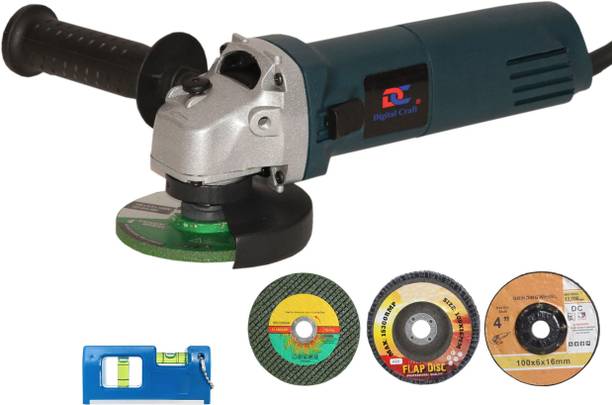 Digital Craft Angle Grinder Machine DC-AG6100,3 IN 1 Grinding Wheel,Mini Pocket Level Angle Grinder