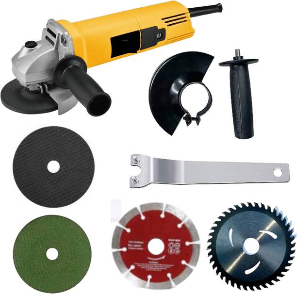 RanPra 4INCH ANGLE GRINDER WITH TCT,LOHA AND 2 CUTTING BLADES WITH HIGH QUALITY Angle Grinder