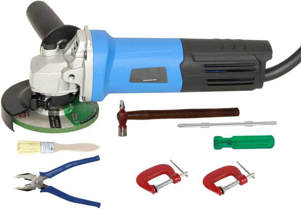 Digital Craft Angle Grinder Machine,4 Utility Tools,2' G Clamp Angle Grinder