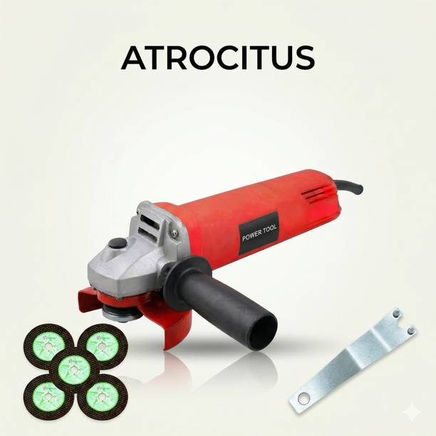 Atrocitus ATR189_ Angle Grinder(100 mm Wheel Diameter) With 5Pcs Metal Cutting Wheels Angle Grinder