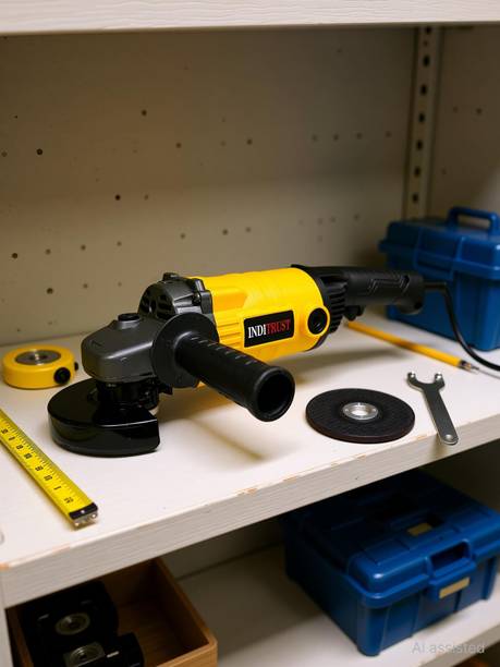 Inditrust 1500W Angle Grinder| 125MM |11000 RPM | Copper Motor (Quick Change Guard) Angle Grinder
