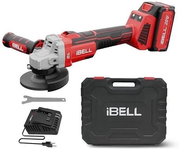 iBELL BA20-25 4.0Ah (BMC) Brushless,20V Max,100mm/4inch Disc,3-Speed,8500 RPM,Cordless Angle Grinder