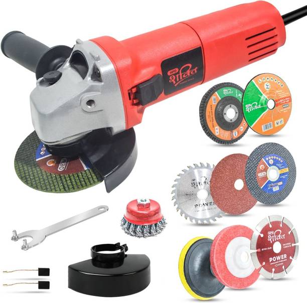 HPD 4" Angle Grinder 850W Full Copper Motor 6100 with 9 Blade Set Heavy Duty Angle Grinder