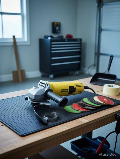 Sauran Angle Grinder 4" FG-6100 AG-4 Grinding machine 850W COMBO OFFER Angle Grinder