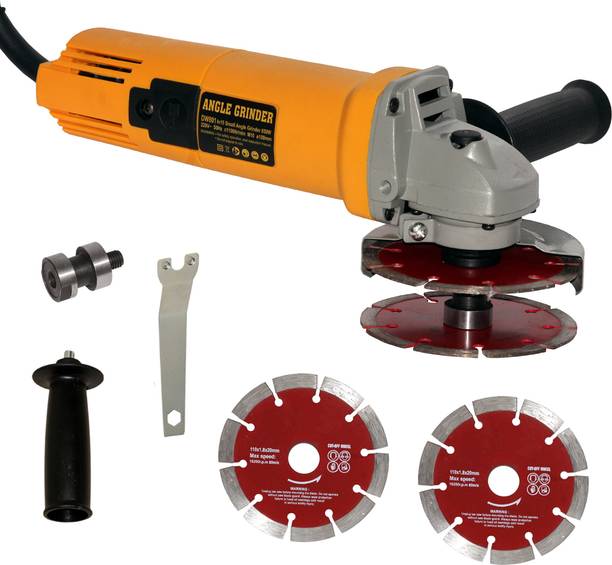 Digital Craft Wall Chaser Angle Grinder, 850W, 11000 RPM, M10 Spindle, 100mm Disc, Cut & Grind Angle Grinder