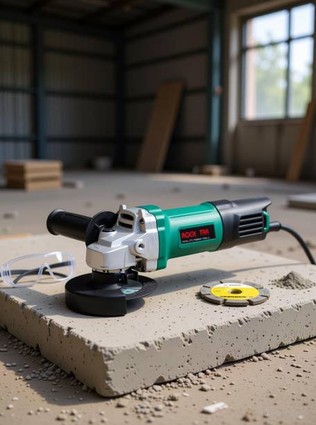 Mamodiaz Rockstar Waterproof Heavy Duty Machine with 1 blade (1300 Watts & 11000RPM) Angle Grinder