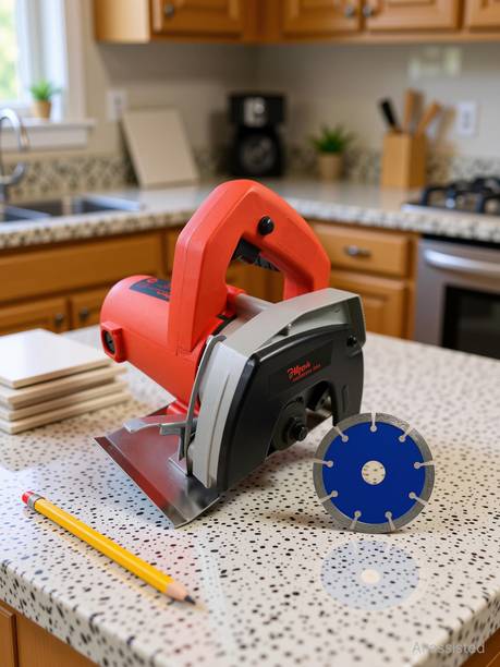 Hillgrove HGTCM5B1M4 Cutting Machine Saw for Tile/Marble/Wood with Depth adjustement Angle Grinder