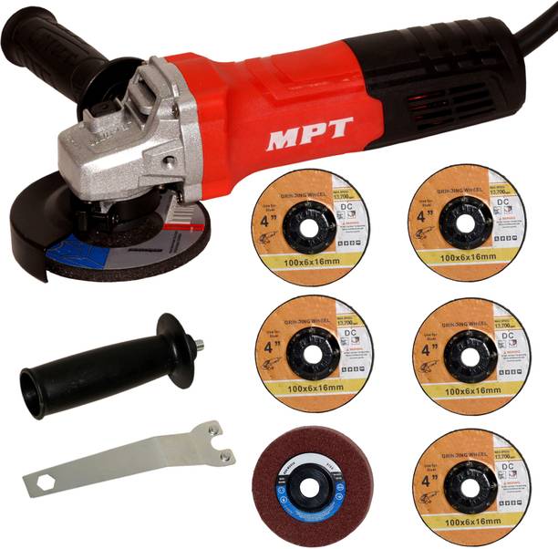 Digital Craft Angle Grinder MPT 800W,4Inch Matt Wheel,5Pc 4Inch Metal Grinding Wheel Angle Grinder