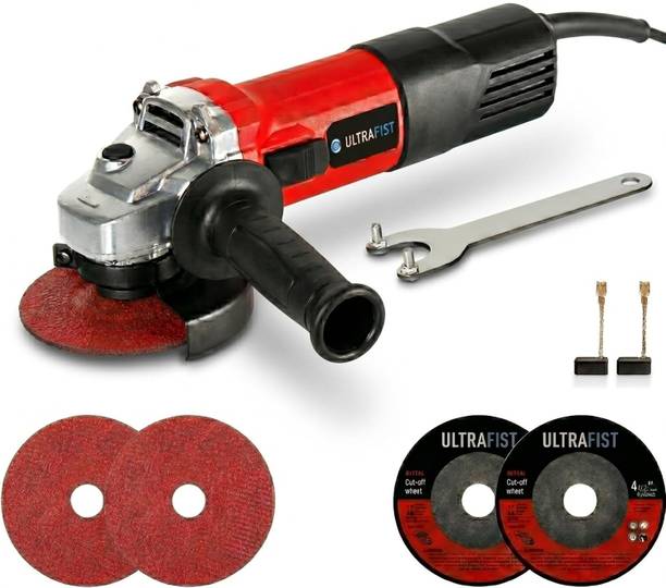 ULTRAFIST GOLD 1100W 4inch Angle Grinder 100mm, 11000 RPM, Heavy Duty, 2-Position Handle Angle Grinder