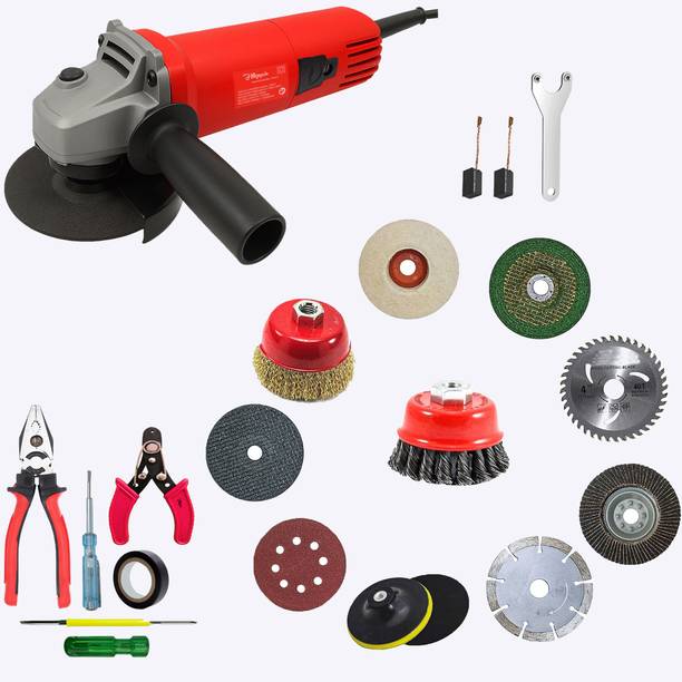 हिल्ग्रोव HGCM1357M1 850W 100% Copper Winding Hand Angle Grinder Wall Cutter Grinding एंगल ग्राइंडर