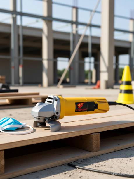 LEOFAST LFT-1302 Angle Grinder Yellow Angle Grinder