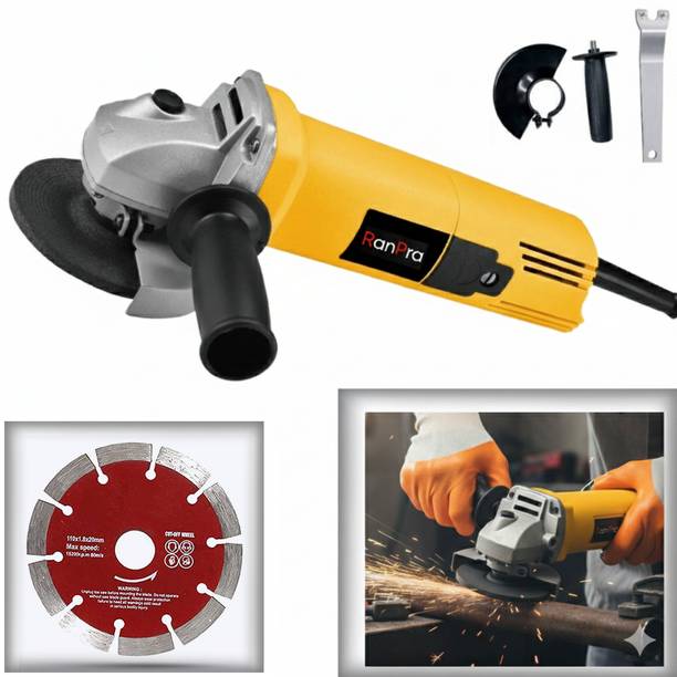 RanPra 100% COPPER | 4INCH/100MM ANGLE GRINDER WITH DIAMOND WHEEL Angle Grinder