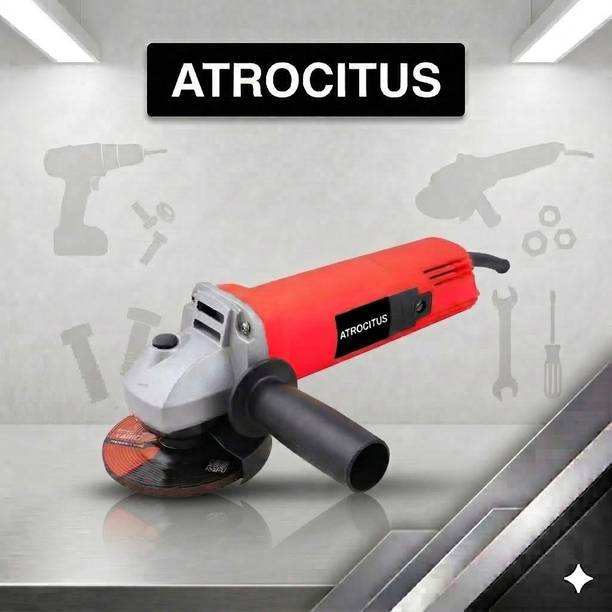 Atrocitus ATR73__100MMAG_ Angle Grinder__100MM_1200W_ Red_100% COPPER WINDING Angle Grinder