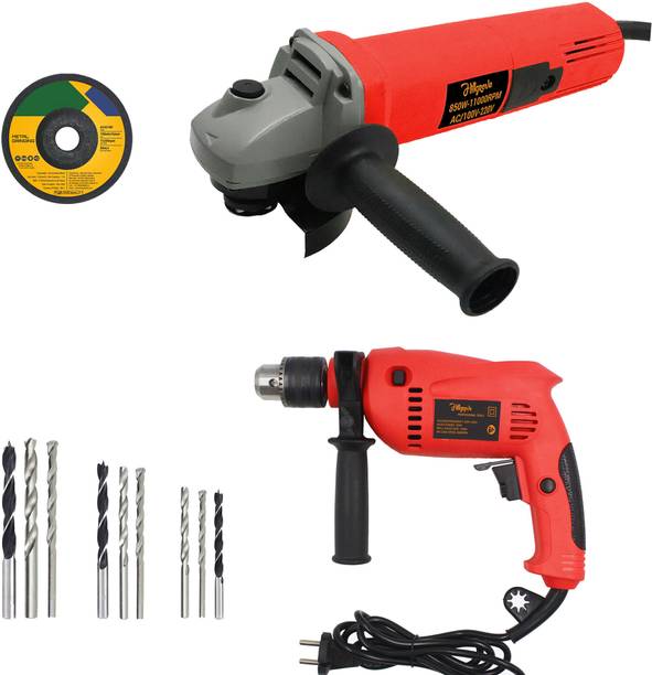 Hillgrove HGM919M1 4"inch Professional Heavy Duty Grinder with 13mm Power Drill Machine Angle Grinder