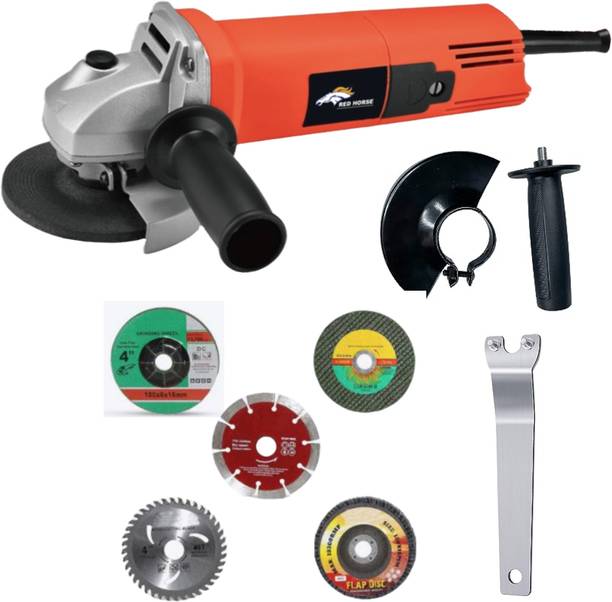 RanPra 4 inch angle grinder with 5 usable blades havy duty Angle Grinder