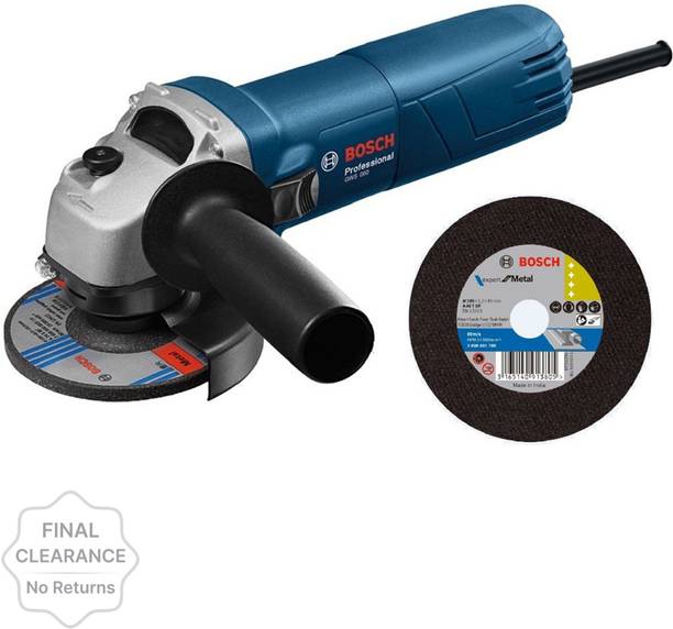 BOSCH GWS 600 with 4 inch cutting wheel Angle Grinder