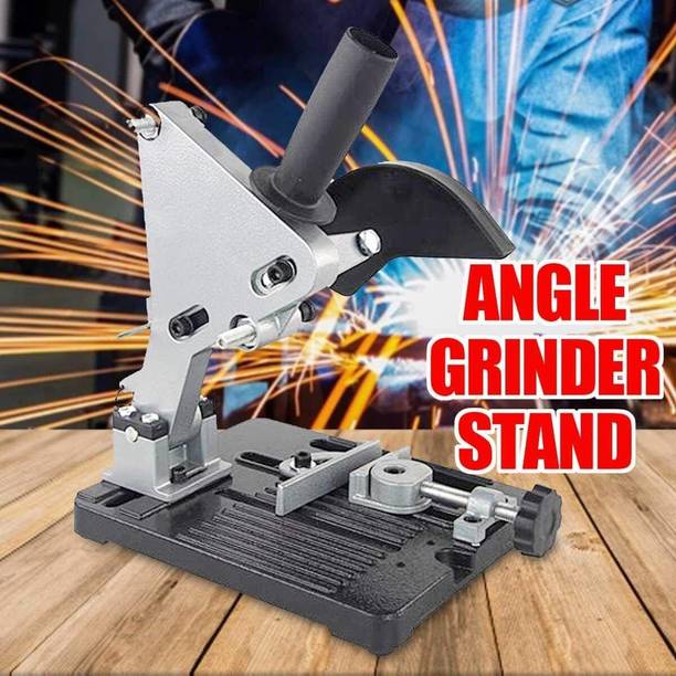 RanPra Angle grinder holder stand | Material : Cast Iron Base||Compatible : 100mm/125mm Angle Grinder