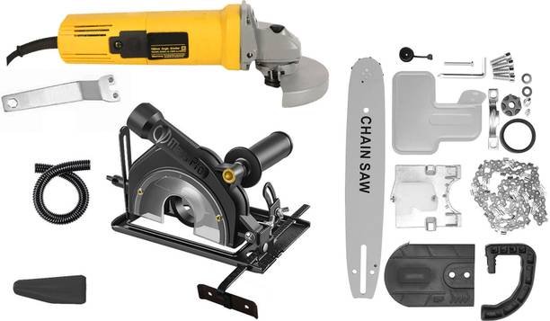 Mass Pro Master 3in1 Combo Angle Grinder Converter As Cutting Machine As Chainsaw Angle Grinder