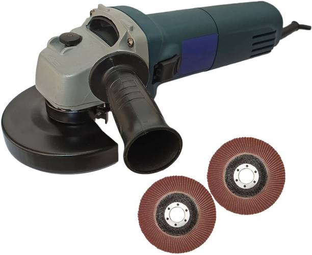 DUMDAAR new Sliding Electric Angle Grinder machine with 2pc Flap wheel set Angle Grinder