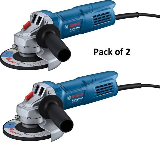 BOSCH GWS 800 Corded Electric Angle Grinder, M10, 800W, 100 mm, Pack of 2 Angle Grinder