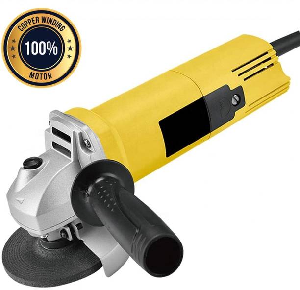 Gadariya King ZX 801 4-Inch/100MM 850-Watt Angle Grinder Yellow (100% COPPER) Angle Grinder