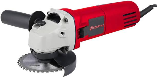Sceptre 6100 Powerful Angle Grinder Machine Heavy Motor with Side Handle Strong Tough Angle Grinder
