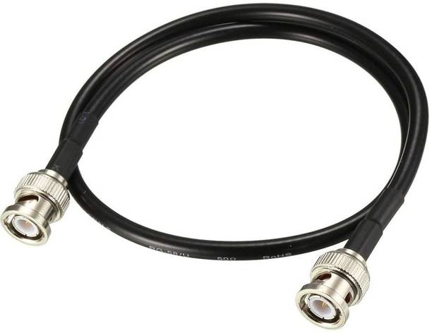 LUISSA BNC Male to BNC Male Coaxial Cable | RG58 Low-Loss | 2M Antenna Amplifier