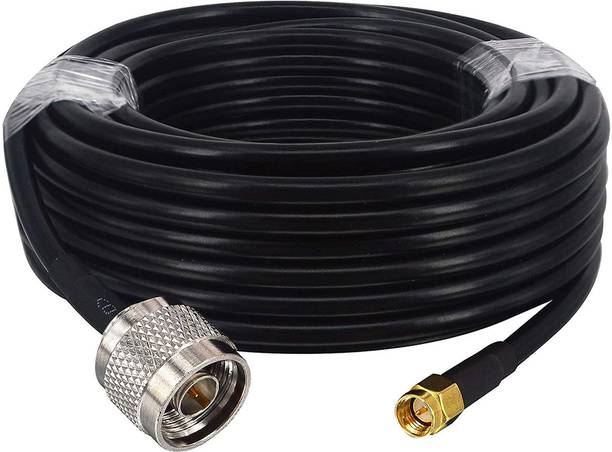 Netboon HLF 200 Flexible Extension Cable with SMA Male to N Male Connector Antenna Amplifier