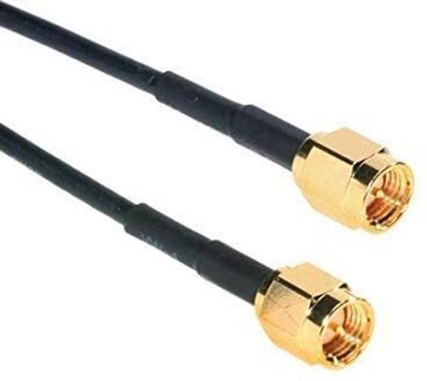 Nisinlife RF Coaxial Cable SMA Male to SMA Male Connector RG174 Antenna Amplifier