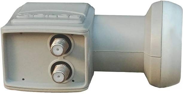 dilos FS 222 PRO Dual LNB (Twin LNB) for T,ATA Sky AIR,TEL DTH .Free DTH Antenna Rotator