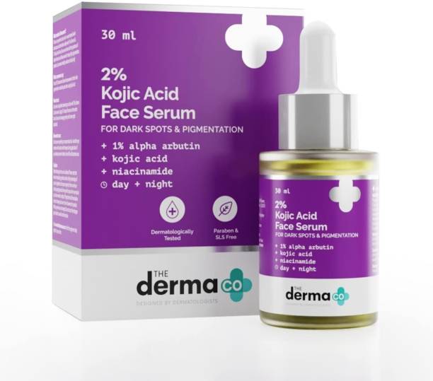 The Derma Co 2% Kojic Acid Face Serum with 1% Alpha Arbutin & Niacinamide for Dark Spots And Pigmentation