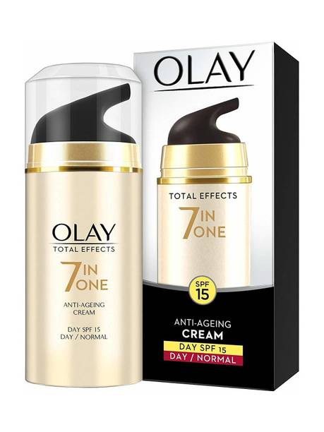 OLAY Total Effects 7-In-1 Anti Aging SPF15 Skin Day Cream, Normal,
