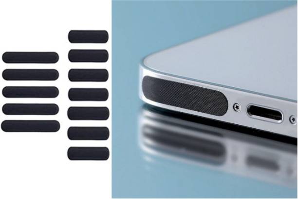 Kickzu Anti-Dust Speaker Mesh Digital Visual Interface Black Anti-dust Plug