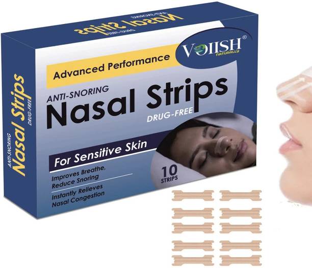 VOIISH Better Breath Anti Snore Nasal Strips Size Good for Small-Standard Adult Nose Anti-snoring Device