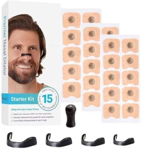 STONPLUS breathing nasal strips anti snoring relief for sleep extra strength strip Manual Nasal Aspirator