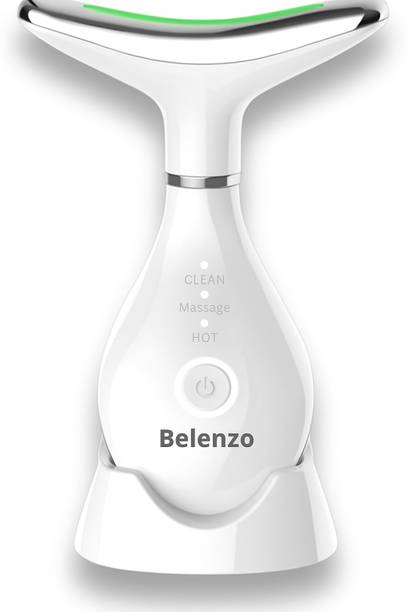 BELENZO Face Massager Facial Massager Tool with Soothing Heat, Vibration, Smart Touch Anti Wrinkle Machine
