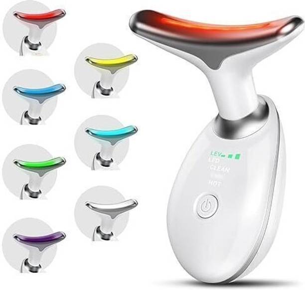 Mantra Impex 7 Color Led Advanced Therapy Face Neck Massager Facial Beautiful Skin Device Anti Wrinkle Machine