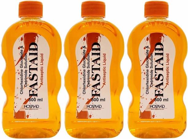 hospiaid FastAid Liquid for First Aid, Personal Hygiene Antiseptic Liquid