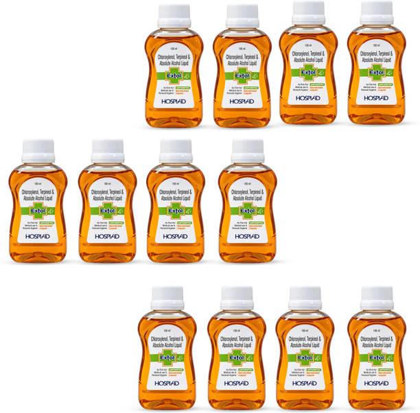 hospiaid Extol Antiseptic 100ml Bottle for First Aid, Personal Hygiene & Household Care Antiseptic Liquid