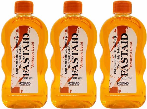 hospiaid FastAid Liquid for First Aid, Personal Hygiene Antiseptic Liquid