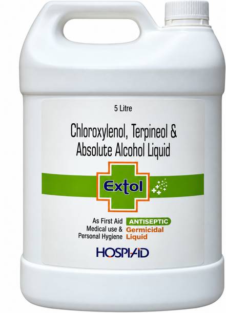 hospiaid Extol Antiseptic 5L for First Aid, Personal Hygiene & Home Cleaning Antiseptic Liquid