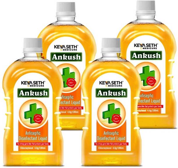 KEYA SETH AROMATHERAPY Ankush Antiseptic Disinfectant Liquid First Aid, Personal Hygiene & Home Cleaner Antiseptic Liquid