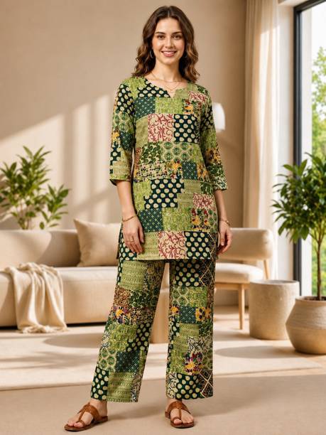 Purvaja Fab Tunic Pant Co-ords Set