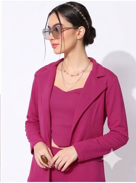 Top Pant Co-ords Set with Blazer