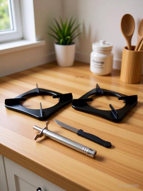 Prodrop pansupport_black with Acessaries Iron Manual Gas Stove